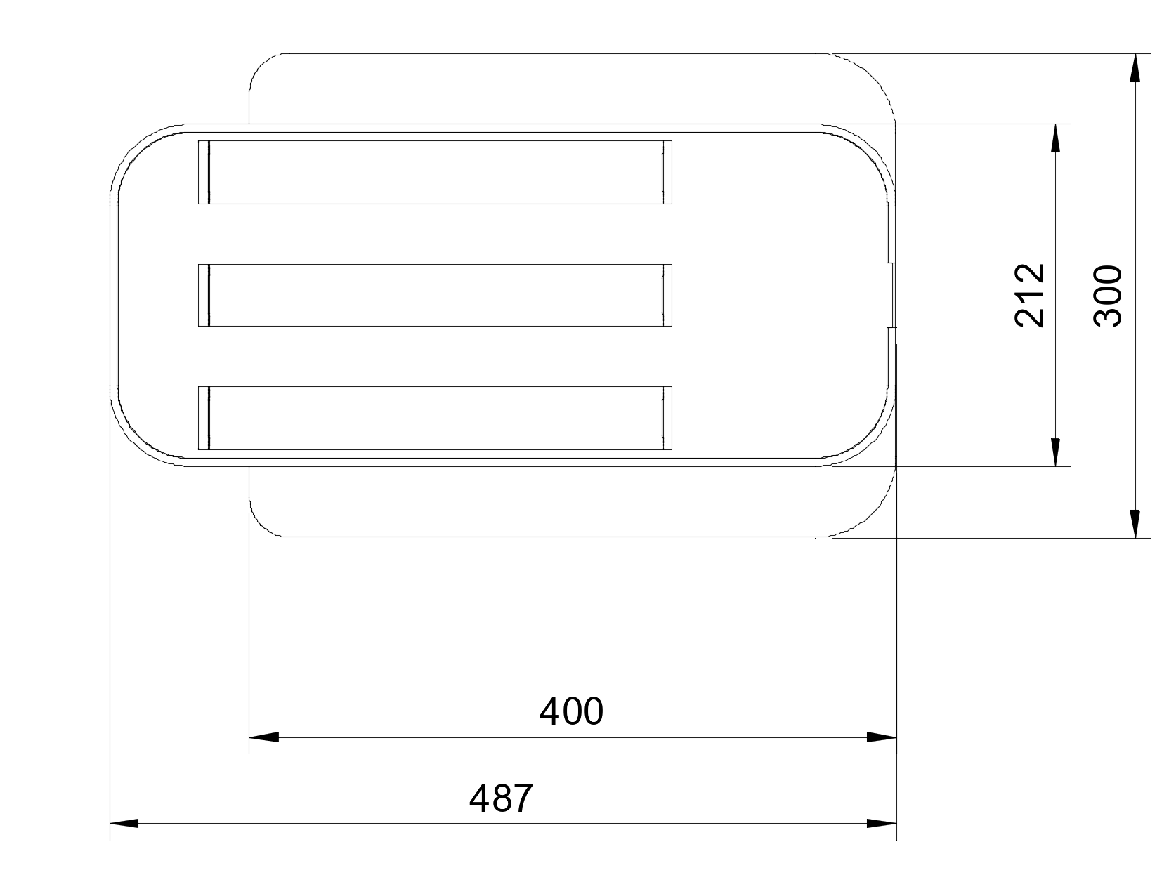 Dimensions Wood Freestanding LED